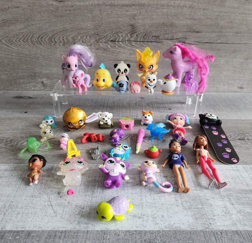 Huge Lot Shopkins, Polly Pocket, LOL Surprise Funko My Little Pony Toys - 36 Pcs